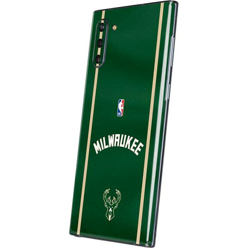 NBA Milwaukee Bucks Jersey Galaxy Note 10 Skin